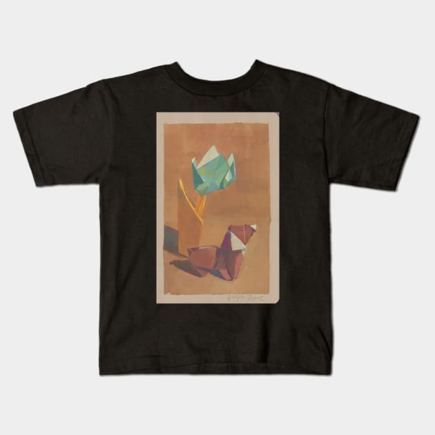 Origami Kids T-Shirt by TheMainloop